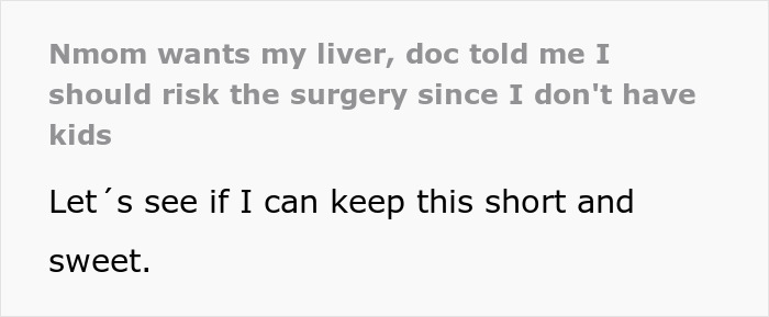 Alcoholic Mom Treats 28YO Daughter Like She's Disposable, Demands Her Liver After Ruining Her Own Alcoholic Mom Treats 28YO Daughter Like She's Disposable, Demands Her Liver After Ruining Her Own