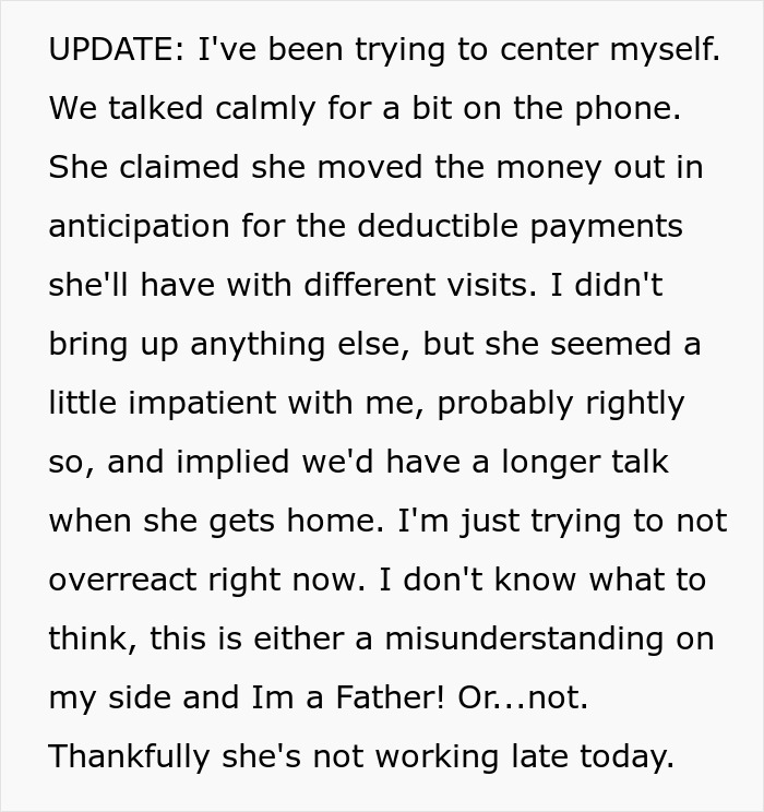Husband Starts Questioning Everything After Wife Announces Pregnancy: “This Shouldn’t Be Possible” Husband Starts Questioning Everything After Wife Announces Pregnancy: “This Shouldn’t Be Possible”