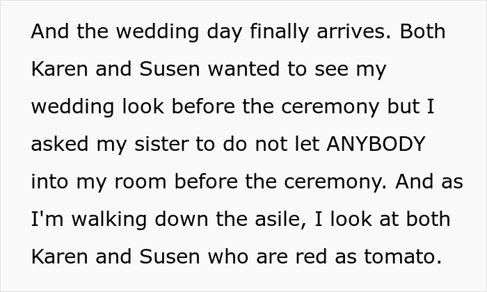 Bride Realizes Her Future SILs Are Nothing But Copycats, Serves Them Deliciously Petty Revenge At The Wedding Bride Realizes Her Future SILs Are Nothing But Copycats, Serves Them Deliciously Petty Revenge At The Wedding