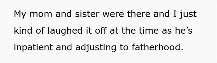 Text about a husband who left a pregnant woman, describing his impatience as adjusting to fatherhood. Text about a husband who left a pregnant woman, describing his impatience as adjusting to fatherhood.