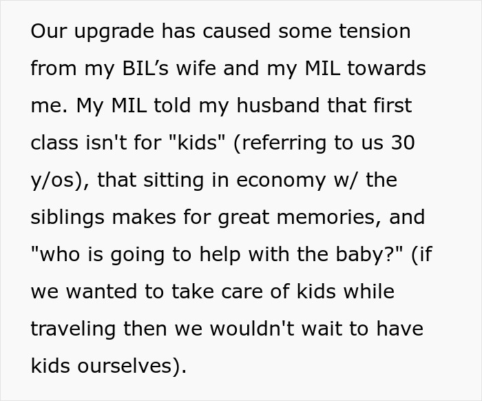 A white background with black text describing the flight upgrade and MIL's reaction. A white background with black text describing the flight upgrade and MIL's reaction.