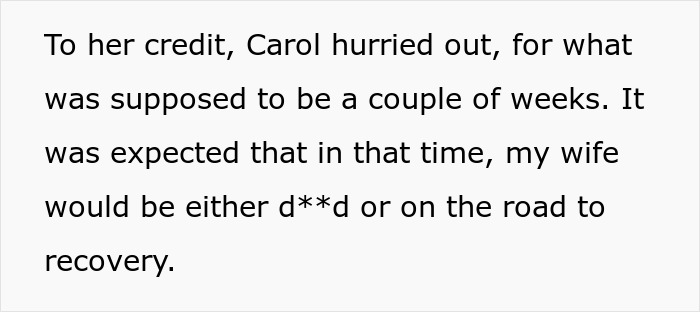 MIL Insults Husband For Letting His Very Sick Wife Trust Doctors Instead Of Relying On Her Cryptic Cures MIL Insults Husband For Letting His Very Sick Wife Trust Doctors Instead Of Relying On Her Cryptic Cures
