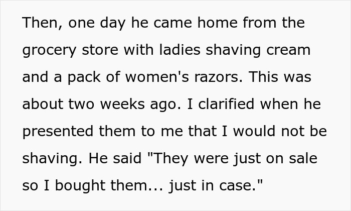 Woman Loses Rose-Tinted Glasses For BF After He Mocks Her Leg Hair Due To His Friends' Comments Woman Loses Rose-Tinted Glasses For BF After He Mocks Her Leg Hair Due To His Friends' Comments