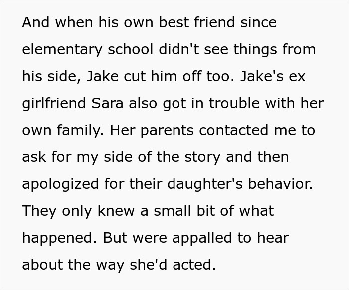 Text showing a son cutting off his best friend and his ex-girlfriend's family apologizing after a family heirloom theft. Text showing a son cutting off his best friend and his ex-girlfriend's family apologizing after a family heirloom theft.