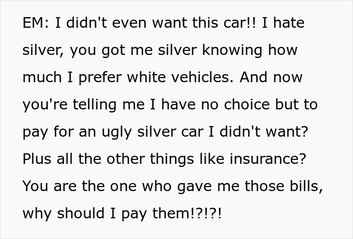 A selfish mom complains about paying bills after her son is in debt from his cheater wife ditching him. A selfish mom complains about paying bills after her son is in debt from his cheater wife ditching him.