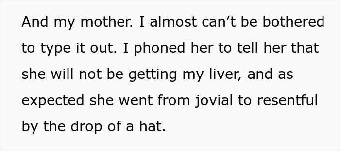 Alcoholic Mom Treats 28YO Daughter Like She's Disposable, Demands Her Liver After Ruining Her Own Alcoholic Mom Treats 28YO Daughter Like She's Disposable, Demands Her Liver After Ruining Her Own