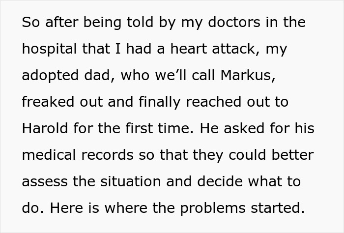 Adopted Woman Seeks Medical History From Biological Father, But His Furious Wife Blocks Her Attempts Adopted Woman Seeks Medical History From Biological Father, But His Furious Wife Blocks Her Attempts