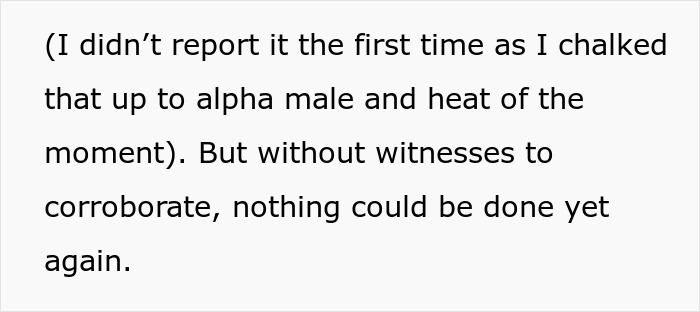 Text about new parents not reporting their rude neighbor initially due to lack of witnesses against the radio. Text about new parents not reporting their rude neighbor initially due to lack of witnesses against the radio.