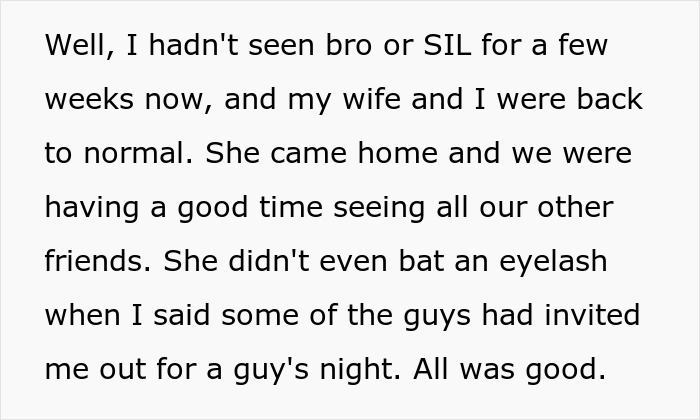 Text snippet about a couple getting along, but hints at underlying issues related to a wife's jealousy and police calls.