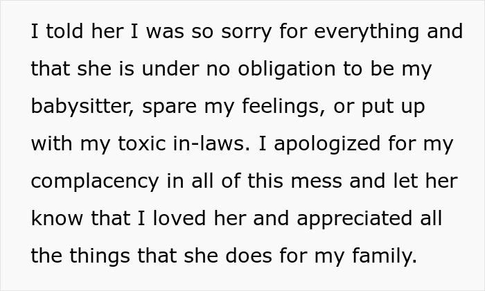 Best friend on family vacation: Woman apologizes for her in-laws during a family vacation. Best friend on family vacation: Woman apologizes for her in-laws during a family vacation.