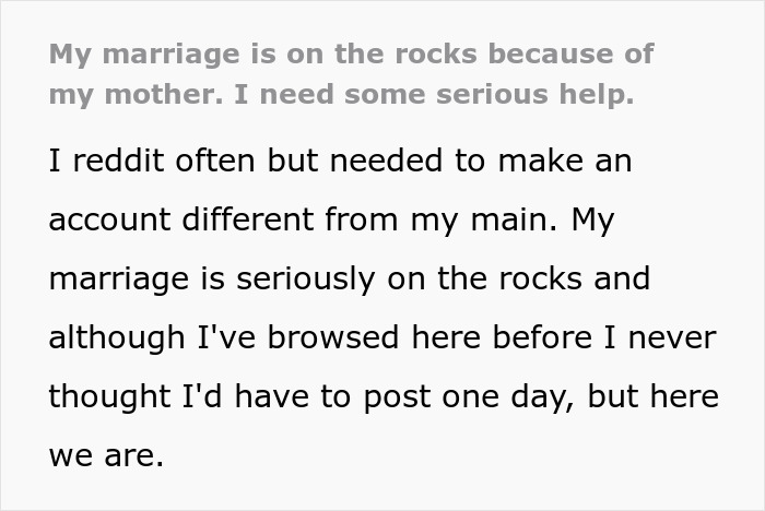 Mom Treats Son Like Her Stand-In Husband For Years, His Real Wife Eventually Quits The Role Mom Treats Son Like Her Stand-In Husband For Years, His Real Wife Eventually Quits The Role