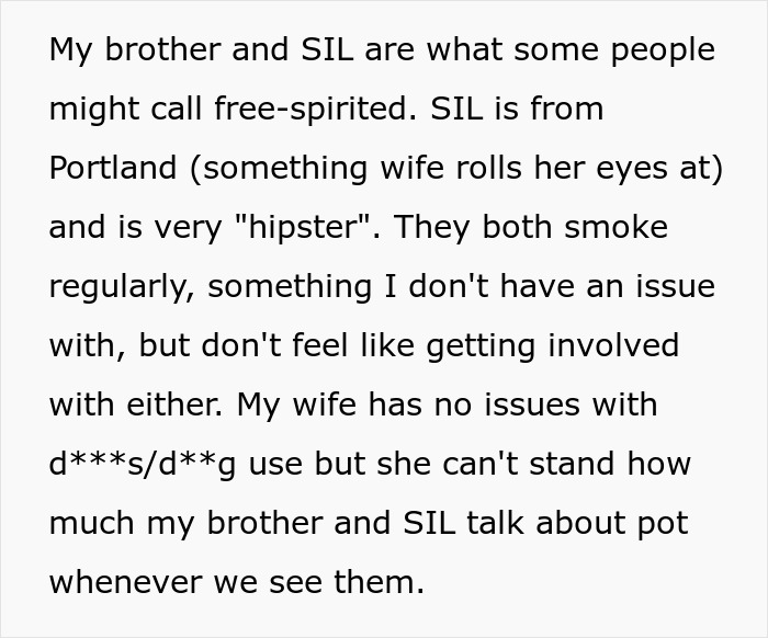 Text detailing family dynamics and a wife's jealousy, which escalated into a police call and deportation.
