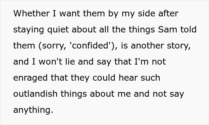 Text about ex-girlfriend sending receipts, revealing how friends were played against each other, causing outrage. Text about ex-girlfriend sending receipts, revealing how friends were played against each other, causing outrage.