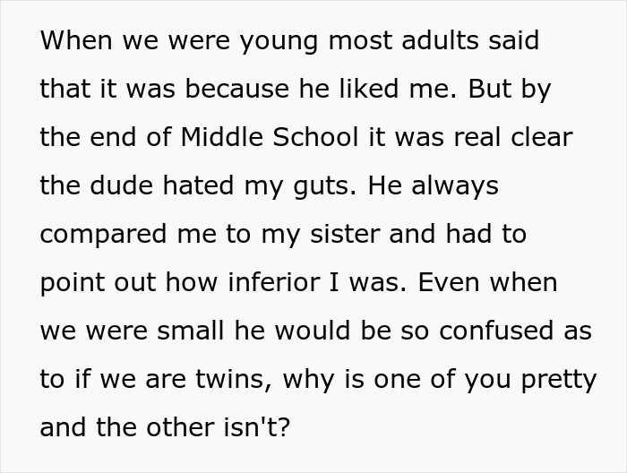 Woman Won’t Play MOH For Twin And Her Childhood Bully, Fam Asks Questions As The Truth Comes Out Woman Won’t Play MOH For Twin And Her Childhood Bully, Fam Asks Questions As The Truth Comes Out