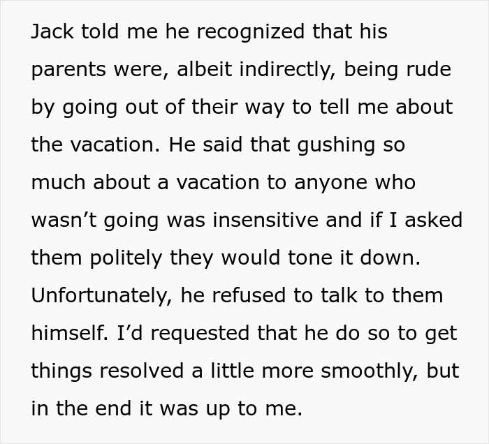 A screenshot showing text from a woman uncovering her boyfriend's family's cruel plan, detailing the boyfriend's perspective. A screenshot showing text from a woman uncovering her boyfriend's family's cruel plan, detailing the boyfriend's perspective.