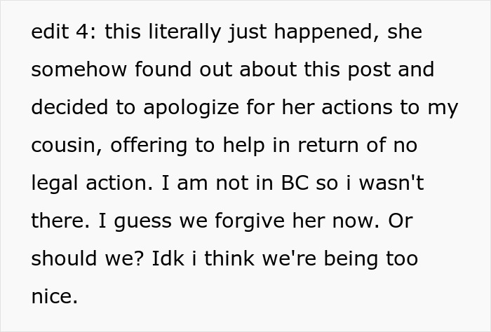 “Karen” Blocks Private Bike Trail Like She Owns The Place, Changes Tune When Actual Owner Appears “Karen” Blocks Private Bike Trail Like She Owns The Place, Changes Tune When Actual Owner Appears