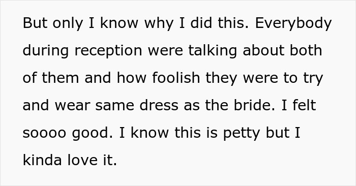 Bride Realizes Her Future SILs Are Nothing But Copycats, Serves Them Deliciously Petty Revenge At The Wedding Bride Realizes Her Future SILs Are Nothing But Copycats, Serves Them Deliciously Petty Revenge At The Wedding
