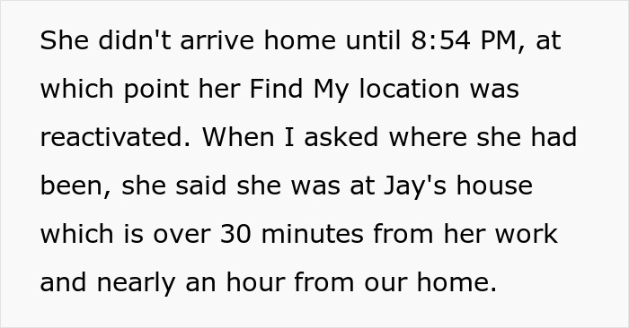 Man finds wife's secret conversations when she arrives home late, reactivates location, and gives an unlikely explanation. Man finds wife's secret conversations when she arrives home late, reactivates location, and gives an unlikely explanation.