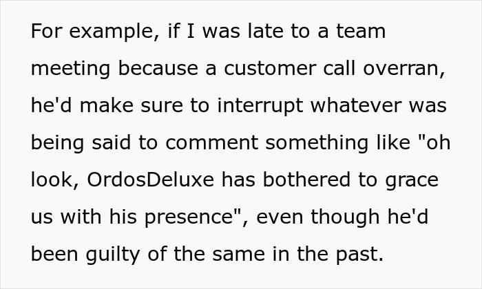 Text describing a workplace bully interrupting a colleague in a team meeting, stealing credit for work. Text describing a workplace bully interrupting a colleague in a team meeting, stealing credit for work.