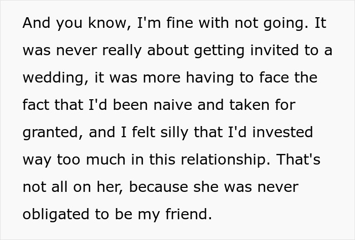 Woman Thinks She’s Found A Bestie At Work, Her Wedding Invite List Reveals She’s Just A Coworker Woman Thinks She’s Found A Bestie At Work, Her Wedding Invite List Reveals She’s Just A Coworker