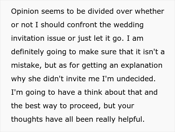Woman Thinks She’s Found A Bestie At Work, Her Wedding Invite List Reveals She’s Just A Coworker Woman Thinks She’s Found A Bestie At Work, Her Wedding Invite List Reveals She’s Just A Coworker