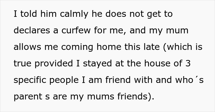 Son discusses entitled rules given by his mom's new boyfriend. Son discusses entitled rules given by his mom's new boyfriend.
