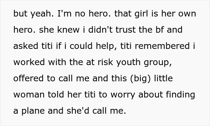 Text snippet explaining the daughter's resilience and her aunt's (titi) involvement, highlighting the daughter's journey. Text snippet explaining the daughter's resilience and her aunt's (titi) involvement, highlighting the daughter's journey.