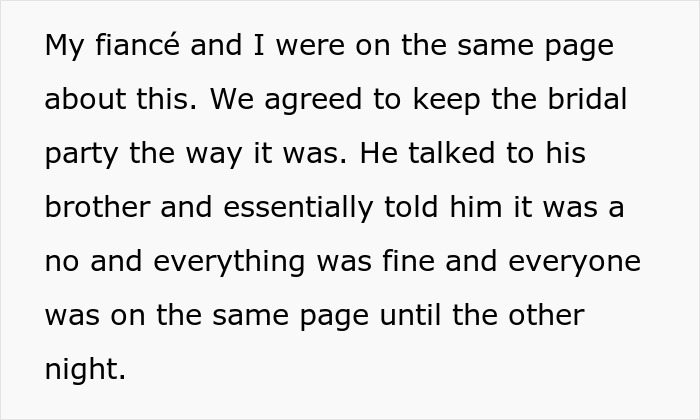 Text snippet: Wedding Dispute Shows How One Small Request From The In-Laws Can Tear A Family Apart
