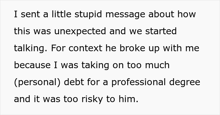 Guy Dumps 25YO GF Over Her Debt, Rediscovers His Feelings Once She Starts Thriving