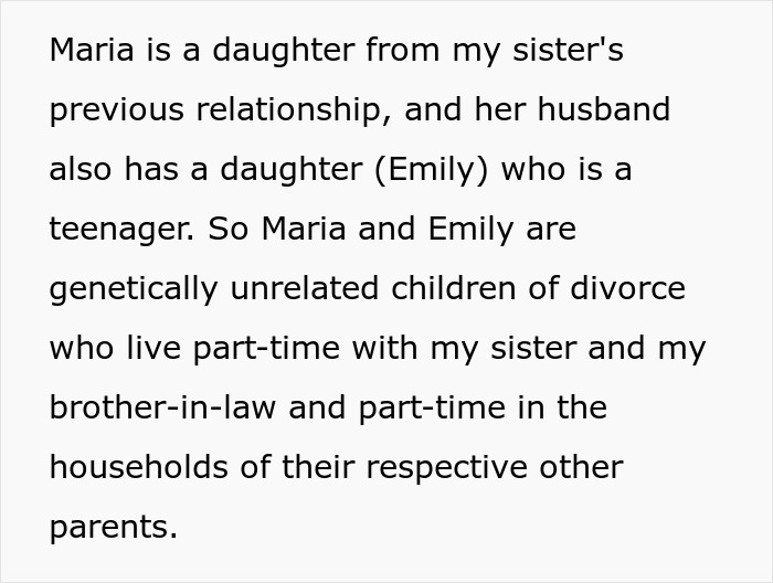 Text describing family relationships and the secret of a woman helping her sister have a baby. Text describing family relationships and the secret of a woman helping her sister have a baby.