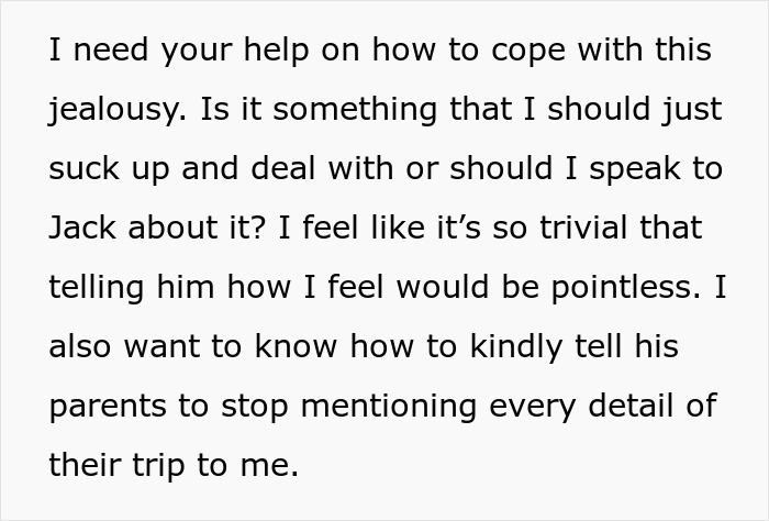A woman seeks advice on how to cope with her boyfriend's family's cruel plan. A woman seeks advice on how to cope with her boyfriend's family's cruel plan.