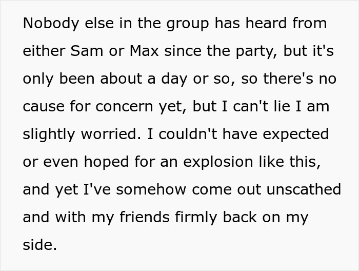 Man spends years playing his friends against each other, ex-girlfriend sends the receipts causing an explosion. Man spends years playing his friends against each other, ex-girlfriend sends the receipts causing an explosion.