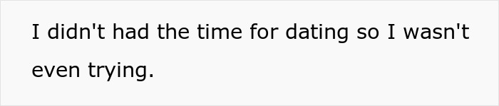 Screenshot of text where a husband had no time for dating while in an open marriage. Screenshot of text where a husband had no time for dating while in an open marriage.