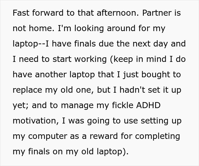 Laptop Gets Hidden Out Of Spite, Woman Sees This Is Just Red Flag Nr.1 After A 7-Year Relationship