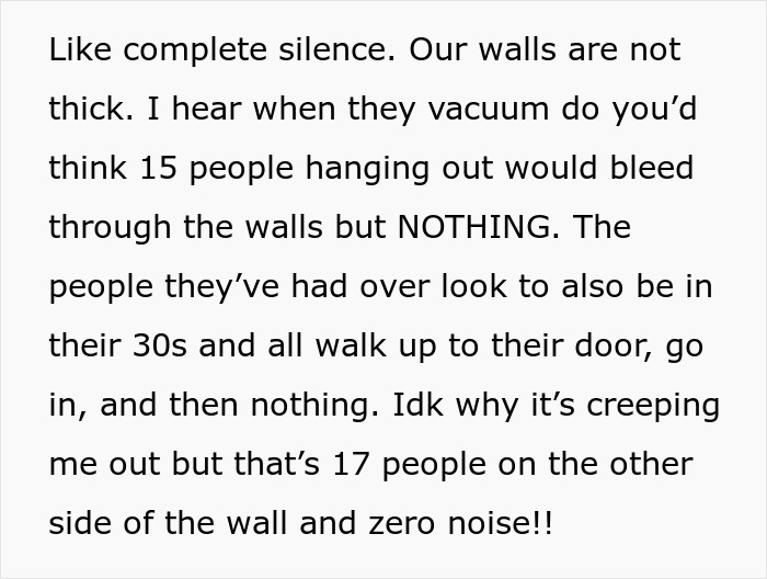 25YO Suspicious Of Neighbors’ Creepy Silent Gatherings, Gets Invited To One In Their Basement 25YO Suspicious Of Neighbors’ Creepy Silent Gatherings, Gets Invited To One In Their Basement