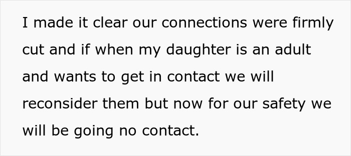 A woman explains setting boundaries after her sister's attempt to kidnap her adopted baby. A woman explains setting boundaries after her sister's attempt to kidnap her adopted baby.