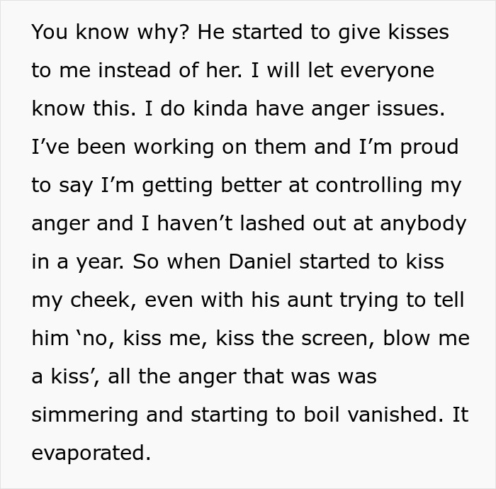 A babysitter describes a reality check moment with an aunt trying to bully her in her own language, foiled by a child.