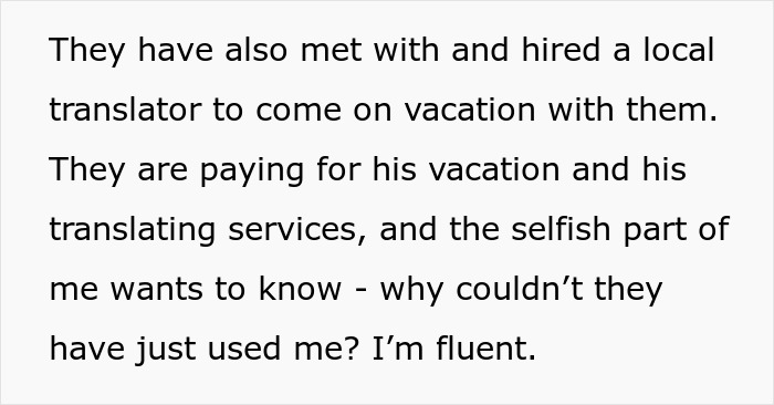 A woman feels excluded by her boyfriend's family's cruel plan for a family vacation. A woman feels excluded by her boyfriend's family's cruel plan for a family vacation.