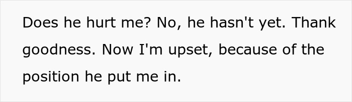 A woman feels upset about the position her coworker put her in by asking if shes married or single.