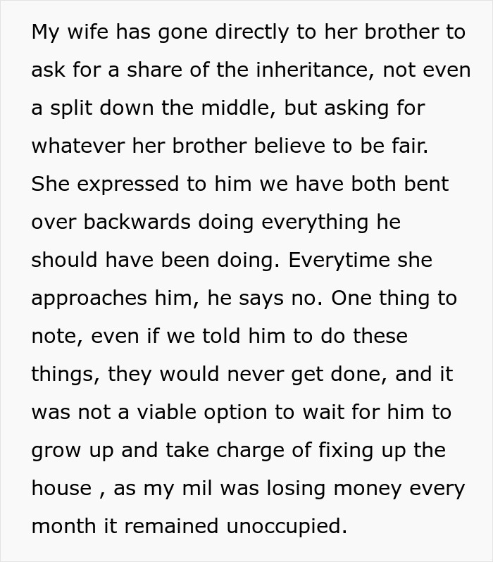 Financially Illiterate 27YO Gets Inheritance And Family Home, His BIL Is Starting Drama Financially Illiterate 27YO Gets Inheritance And Family Home, His BIL Is Starting Drama