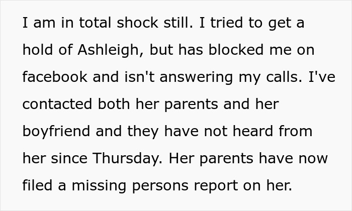 A woman in shock tries to contact her roommate, who has blocked her after the cats destroyed the home. A woman in shock tries to contact her roommate, who has blocked her after the cats destroyed the home.