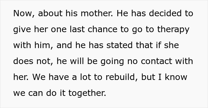 Future MIL Spends Years Sabotaging Son’s Relationship, Pushes His Fiancée Close To Calling It Quits Future MIL Spends Years Sabotaging Son’s Relationship, Pushes His Fiancée Close To Calling It Quits
