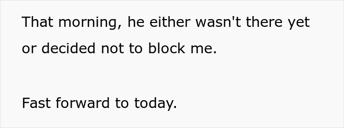 Churchgoer's Longtime Parking Habit Backfires When Driver Refuses To Clear The Way For His Car Churchgoer's Longtime Parking Habit Backfires When Driver Refuses To Clear The Way For His Car