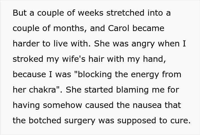 MIL Insults Husband For Letting His Very Sick Wife Trust Doctors Instead Of Relying On Her Cryptic Cures MIL Insults Husband For Letting His Very Sick Wife Trust Doctors Instead Of Relying On Her Cryptic Cures