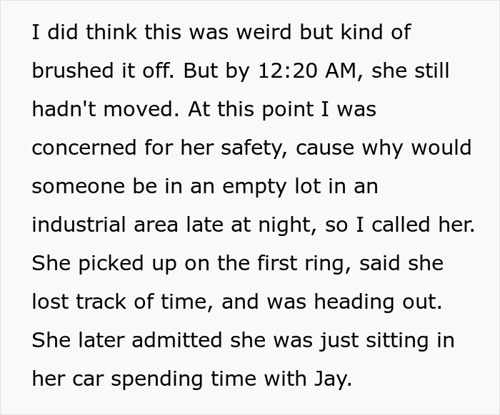 Man finds wife's secret conversations after discovering her in an empty lot, then she admits spending time with another guy. Man finds wife's secret conversations after discovering her in an empty lot, then she admits spending time with another guy.
