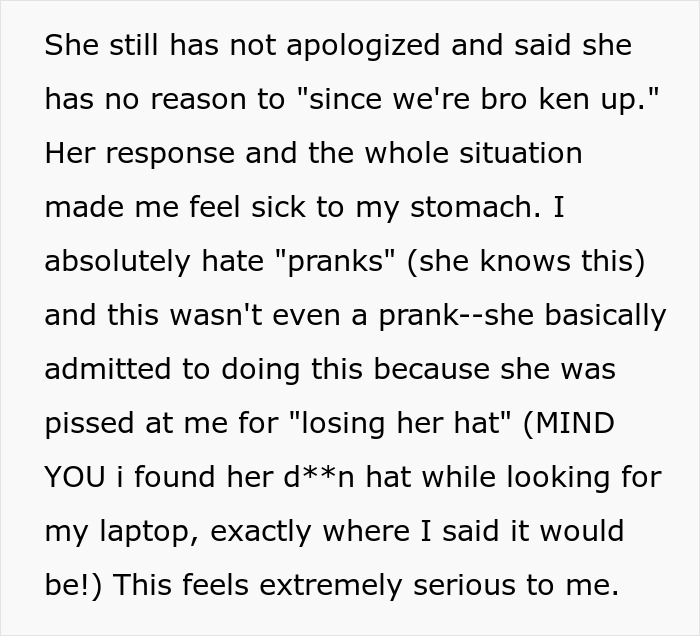 Laptop Gets Hidden Out Of Spite, Woman Sees This Is Just Red Flag Nr.1 After A 7-Year Relationship