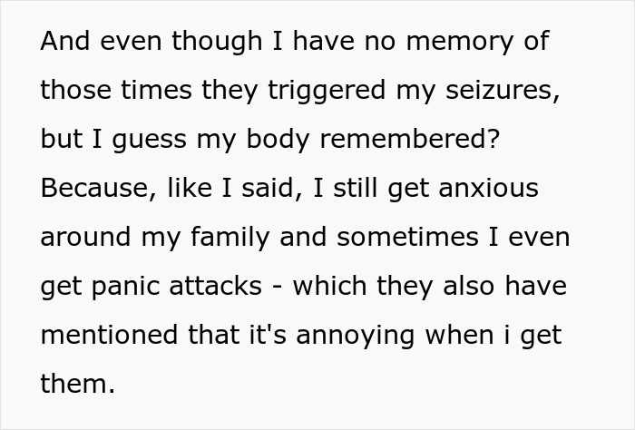 Guy Horrified To Learn Fam Purposely Triggered His Seizures For Years Just To See If His Meds Worked Guy Horrified To Learn Fam Purposely Triggered His Seizures For Years Just To See If His Meds Worked