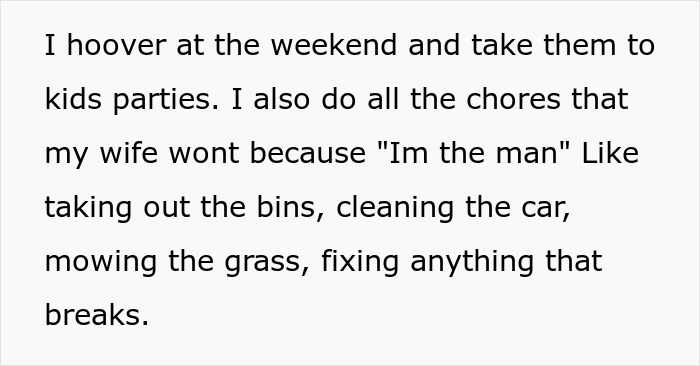 Working Dad Juggles Job, Kids And Chores, Fed Up With SAHM Wife Insisting He Should Do Even More Working Dad Juggles Job, Kids And Chores, Fed Up With SAHM Wife Insisting He Should Do Even More