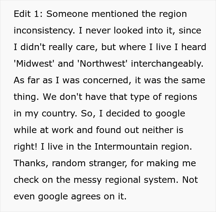 Text about region inconsistency, related to a half-sister and infertility. Woman considering being a great mom.