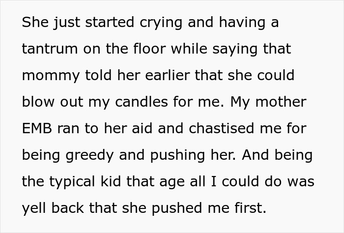 Text about a spoiled sister crying and having a tantrum, creating a brother's nightmare with an enabling mom. Text about a spoiled sister crying and having a tantrum, creating a brother's nightmare with an enabling mom.